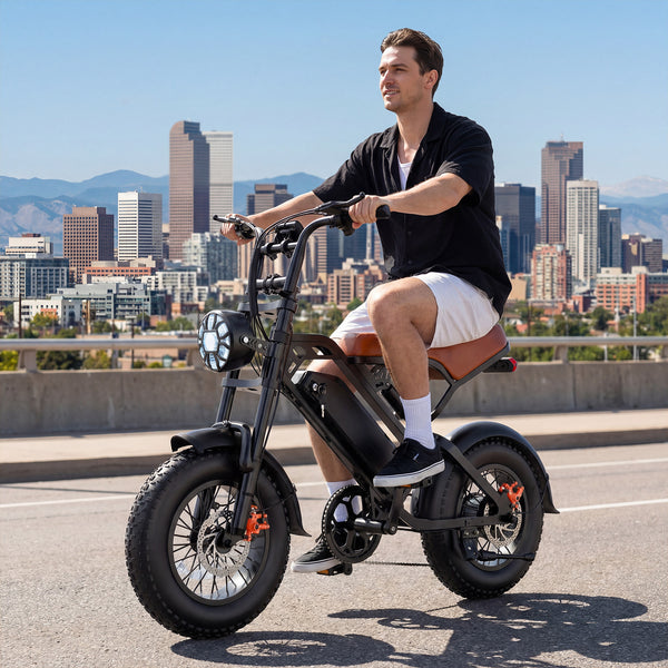 Lelekuai XT600 Moped Style Electric Bike Lelekuai XT600 Moped Style Electric Bike